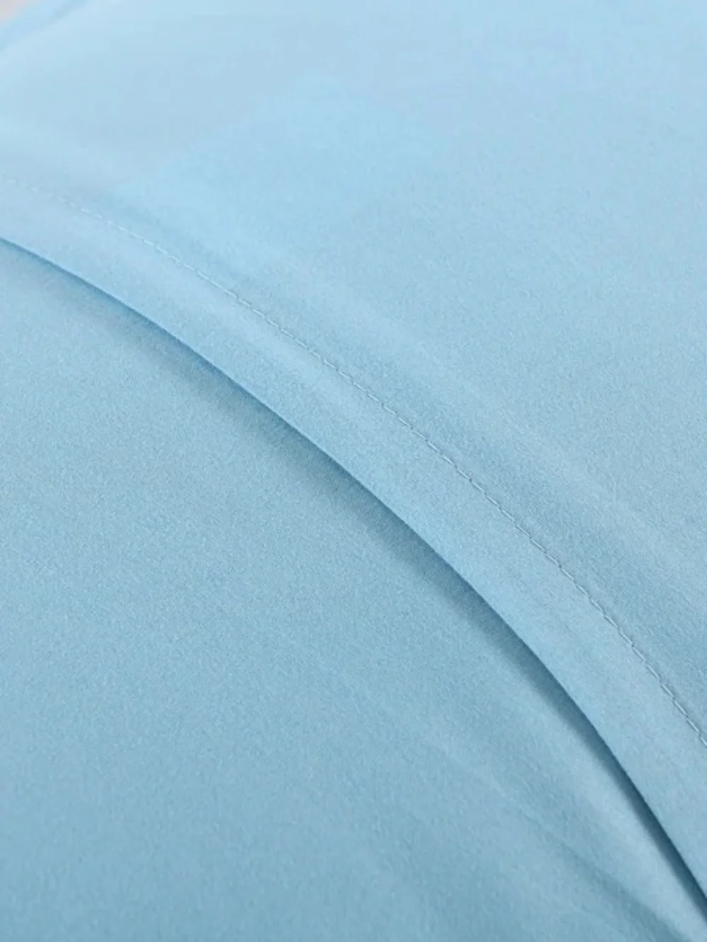Light Blue Decorative Quilted Pillow Shams - Pack of 2